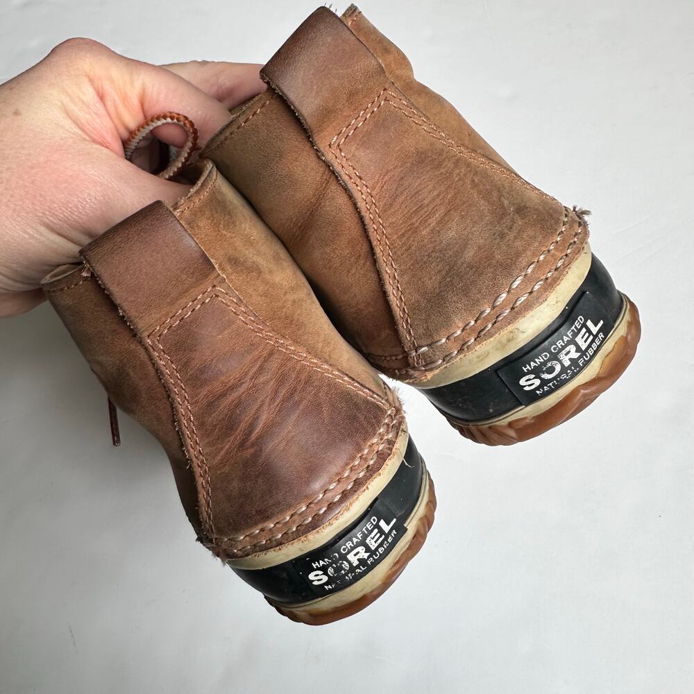 SOREL Out N About Leather Waterproof Boots - Women's 7.5 - Picture 3 of 8